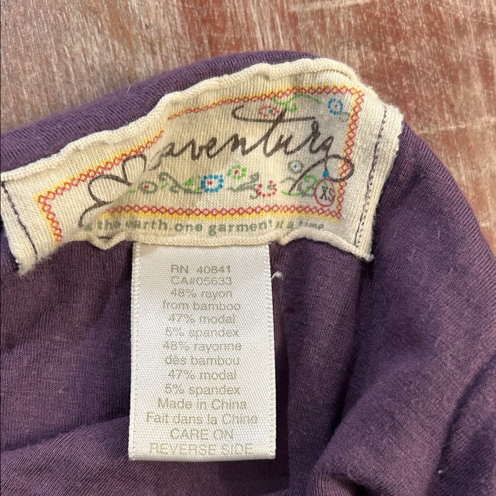 Aventura Plum Jersey Sundress With Knotted V-Neck And Floral Patterns View 6